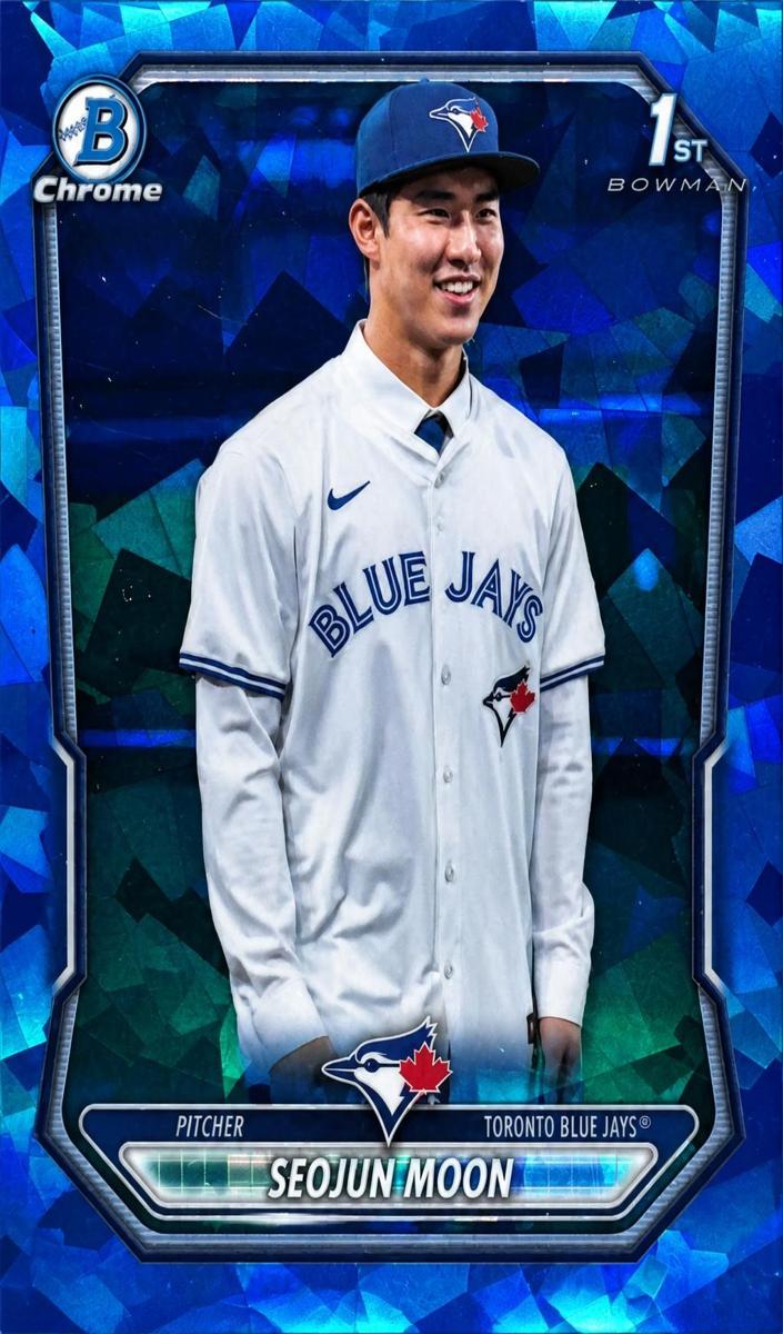 2026 Bowman Chrome Prospect Seojun Moon [Blue Refractor] #BCP-127 card