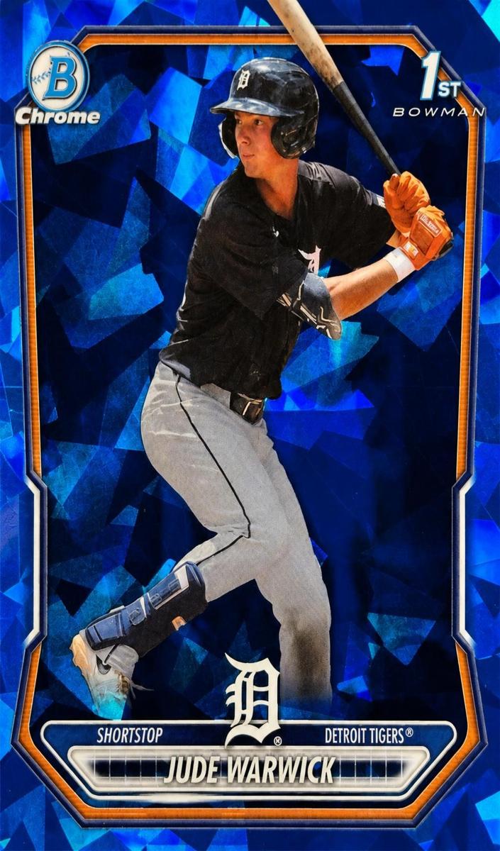 2026 Bowman Chrome Prospect Jude Warwick [Sapphire] #BCP-58 card