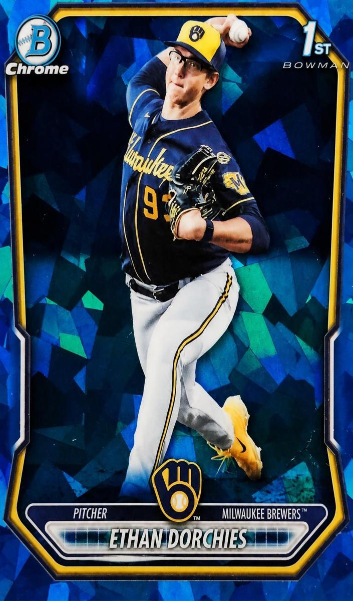 2026 Bowman Chrome Prospect Ethan Dorchies [Green Refractor] #BCP-52 card