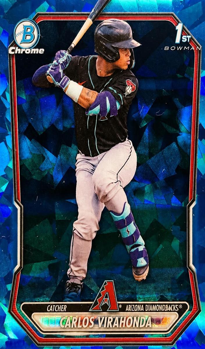 2026 Bowman Chrome Prospect Carlos Virahonda [Reptilian Refractor] #BCP-28 card