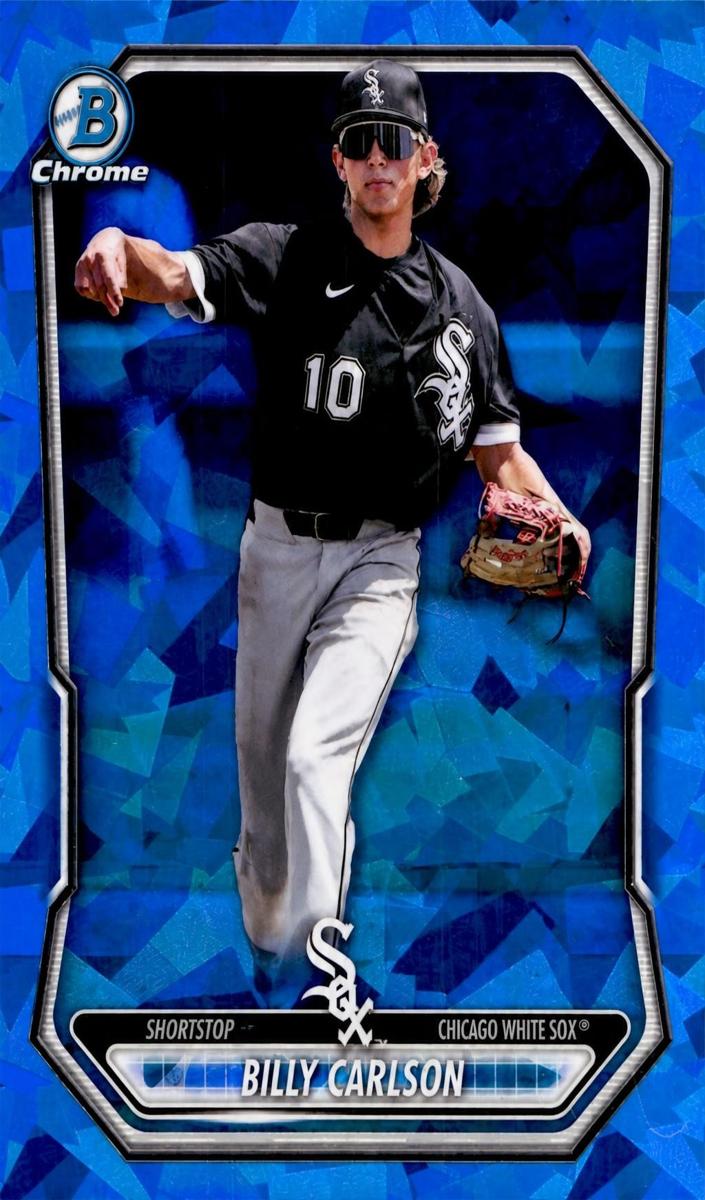 2026 Bowman Chrome Prospect Billy Carlson [Sapphire] #BCP-44 card