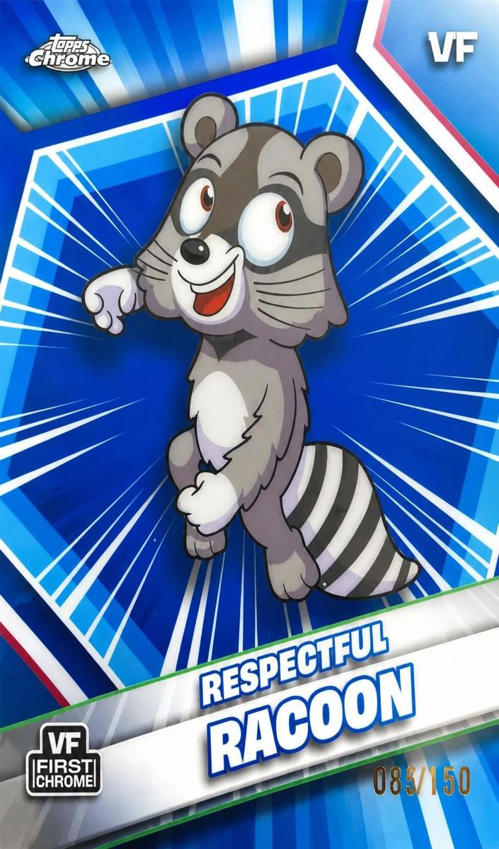 2026 Respectful Racoon [Blue Refractor] #147