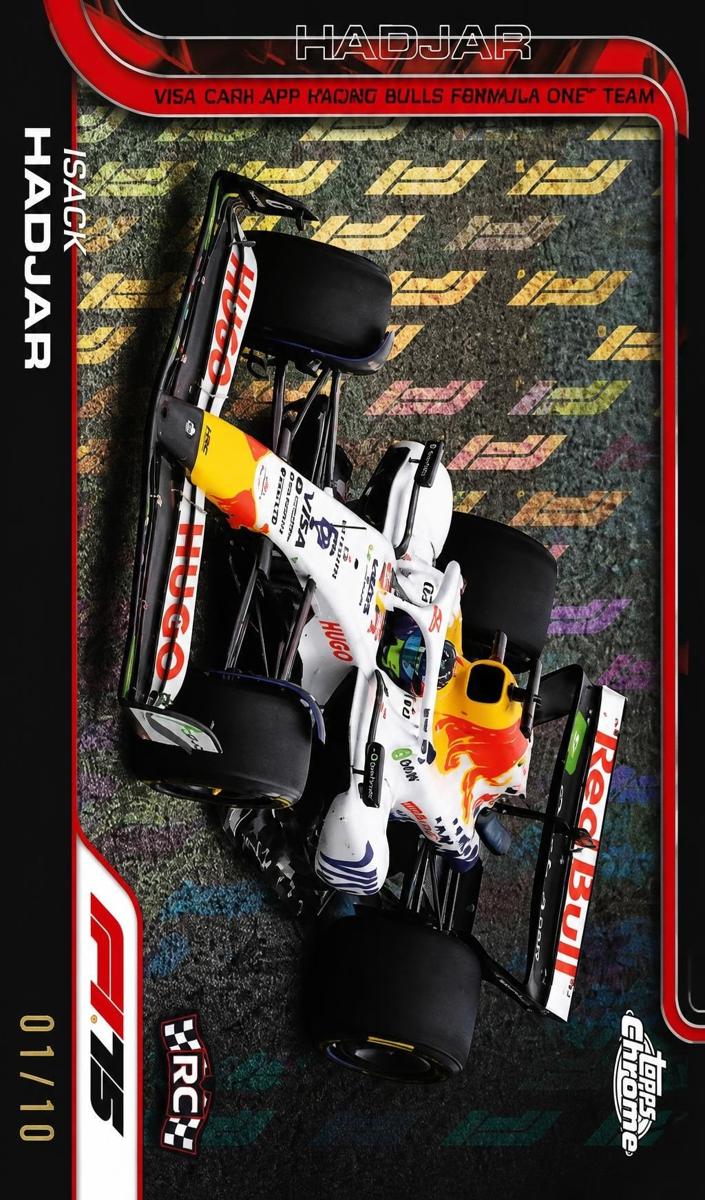 2025 Isack Hadjar [Black LogoFractor] #84