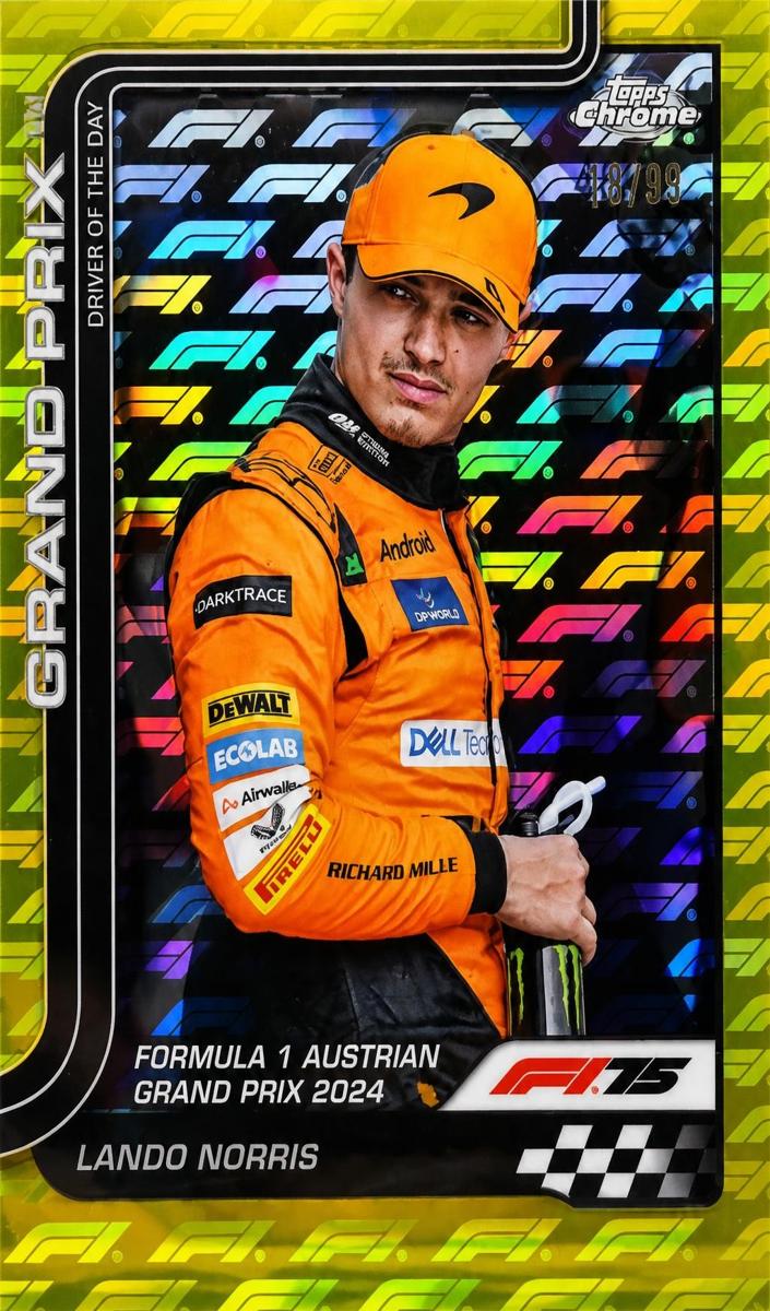 2025 Lando Norris [Yellow LogoFractor] #132