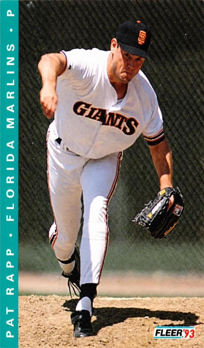Pat Rapp 1993 Fleer Baseball