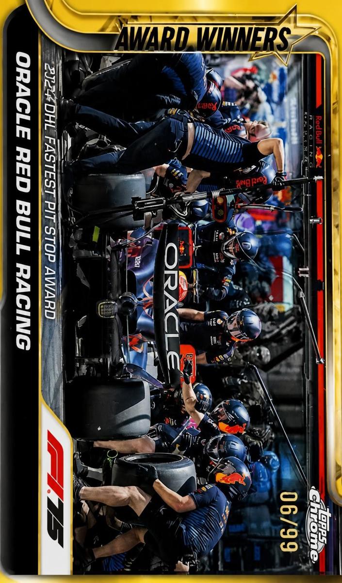 Oracle Red Bull Racing - 2025 Topps Chrome LogoFractor F1