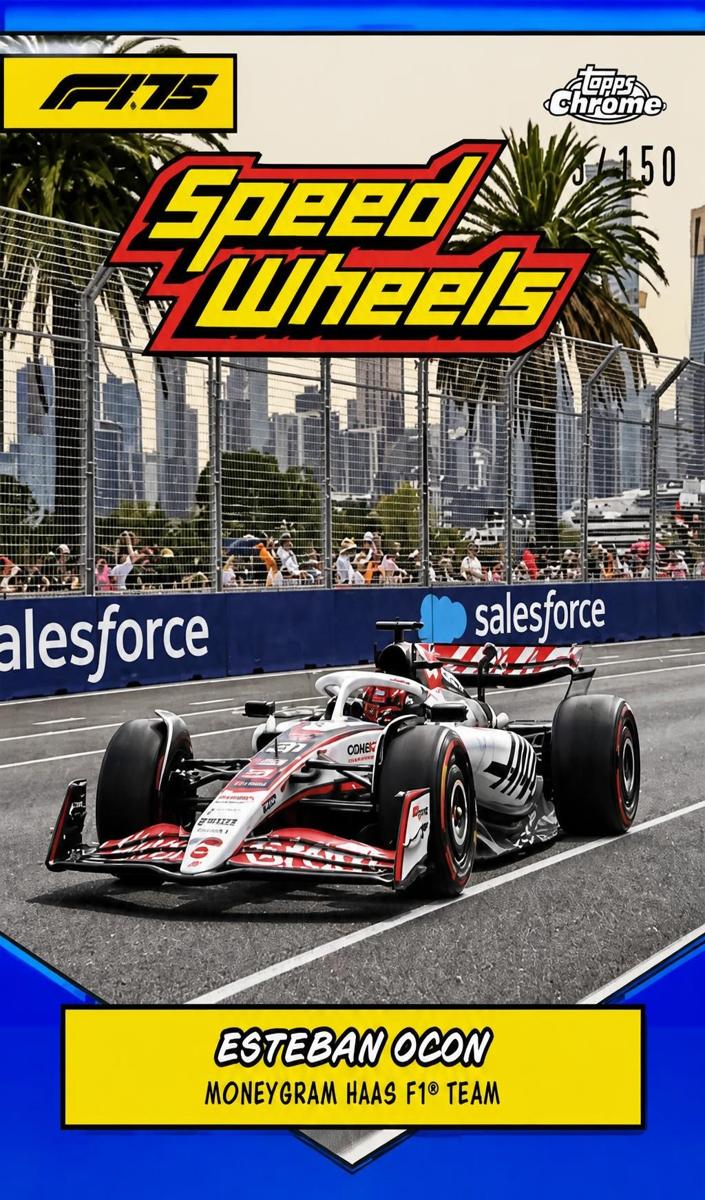 2025 Esteban Ocon [Blue Refractor] #75-HF1