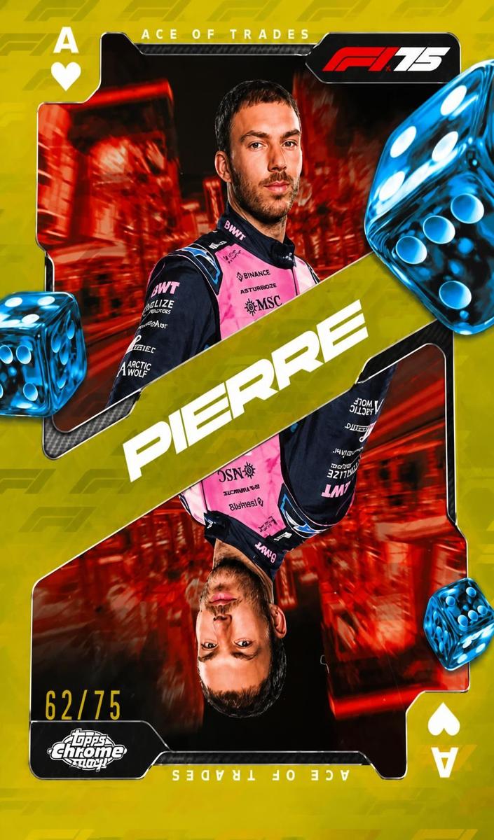 2025 Pierre Gasly [Yellow LogoFractor] #SCA-9