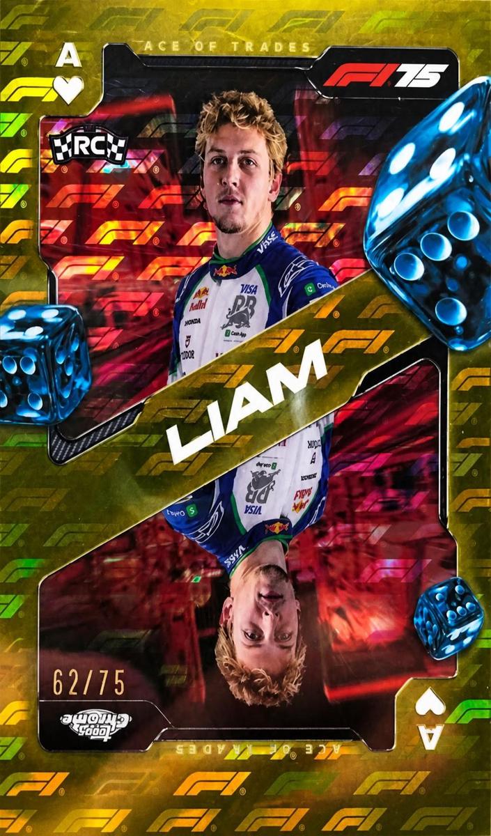 2025 Liam Lawson [Yellow LogoFractor] #SCA-5
