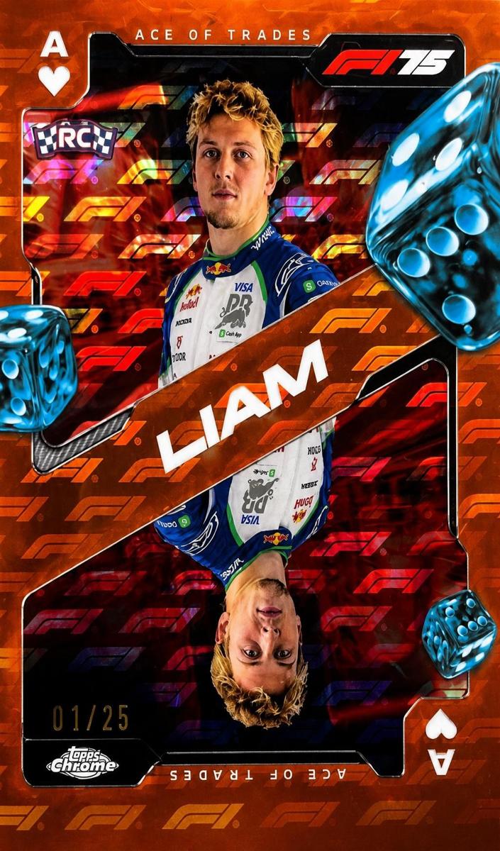 2025 Liam Lawson [Orange LogoFractor] #SCA-5