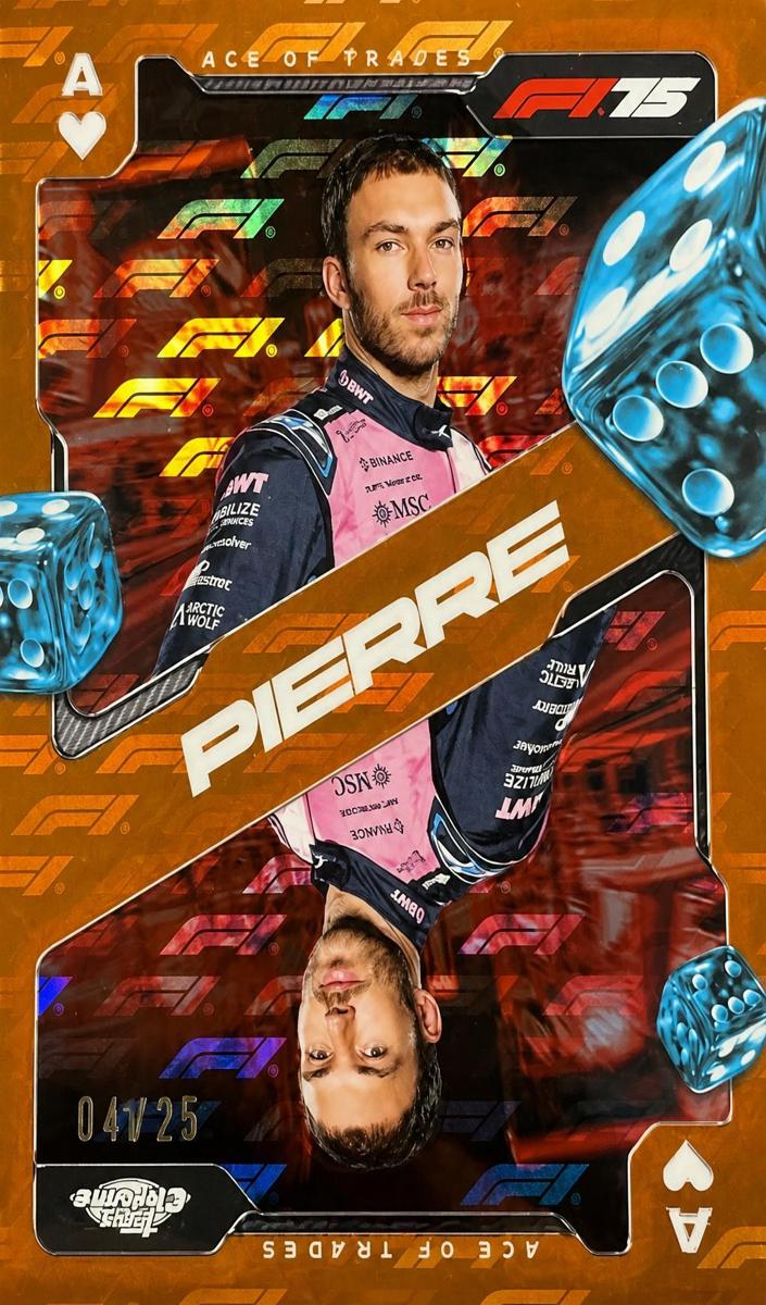 2025 Pierre Gasly [Orange LogoFractor] #SCA-9