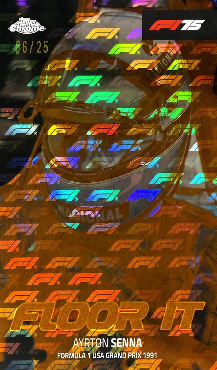 2025 Ayrton Senna [Orange LogoFractor] #FI-10