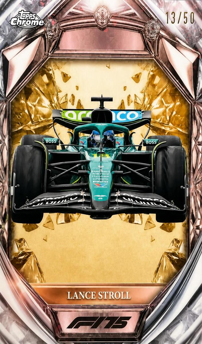 2025 Lance Stroll [Gold Mini-Diamond Refractor] #D75-30