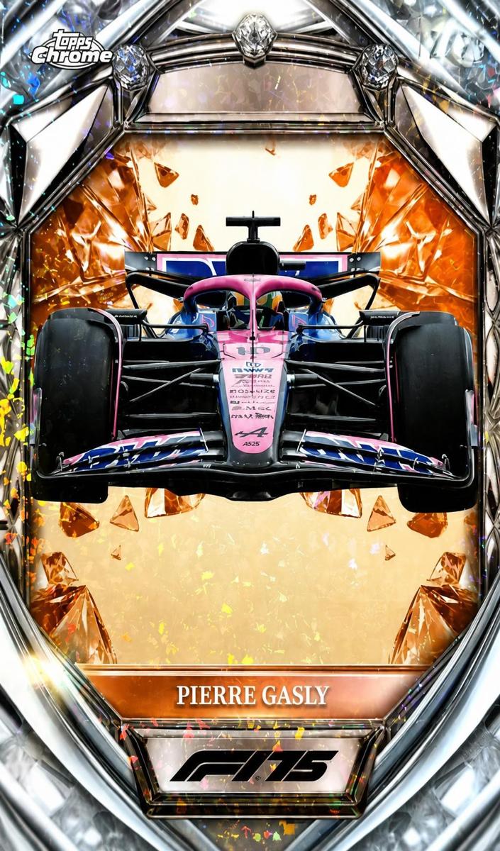 2025 Pierre Gasly [Orange Mini-Diamond Refractor] #D75-36