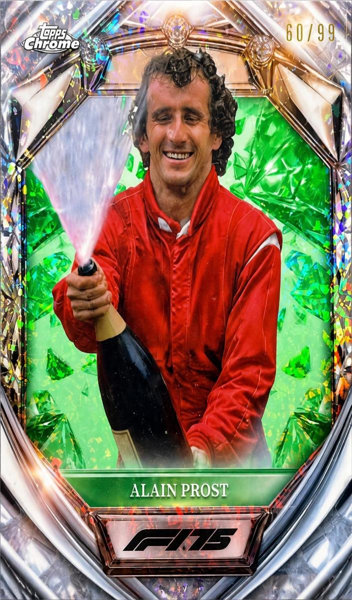 2025 Alain Prost [Green Mini-Diamond Refractor] #D75-41
