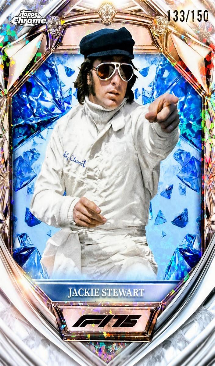2025 Jackie Stewart [Blue Mini-Diamond Refractor] #D75-43