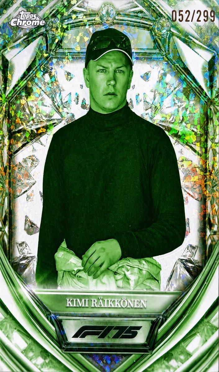 2025 Kimi Raikkonen [Night Vision Mini-Diamond F1 Refractor] #D75-46
