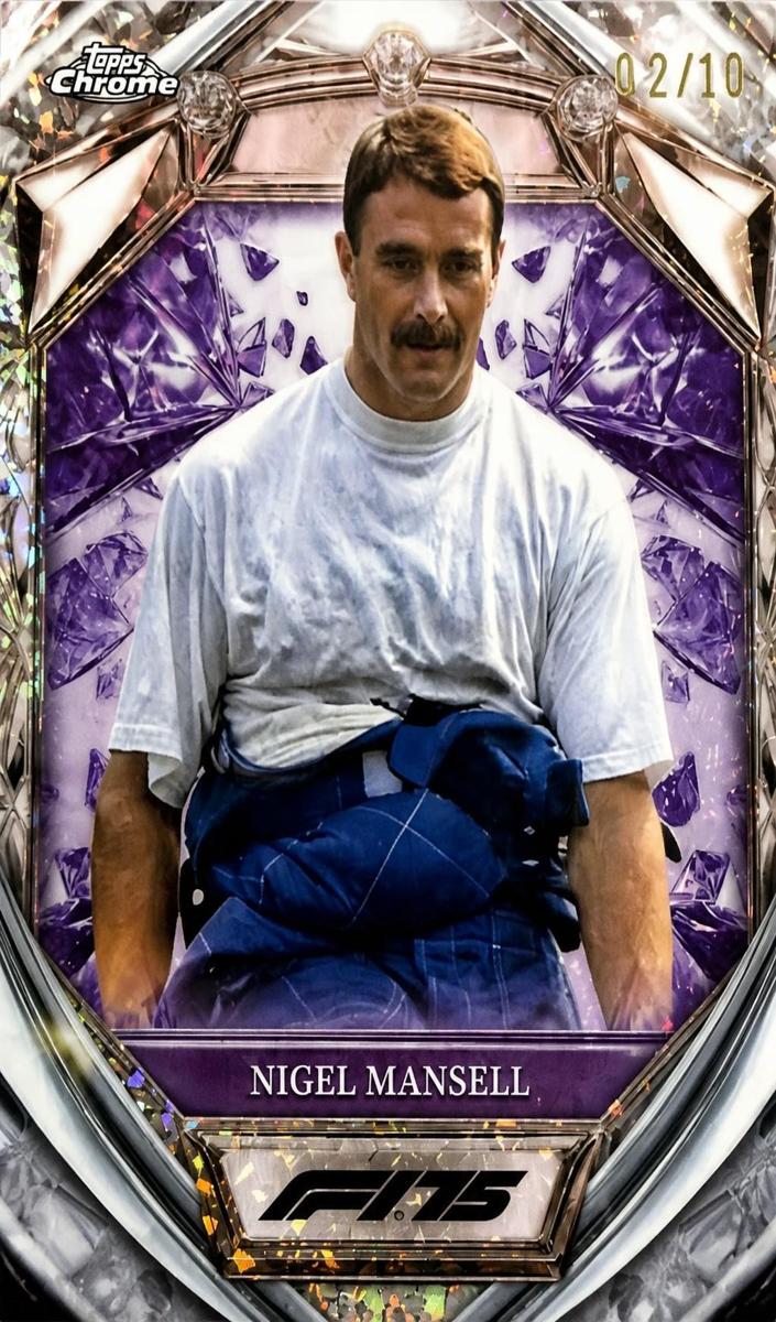 2025 Nigel Mansell [Purple Mini-Diamond Refractor] #D75-49