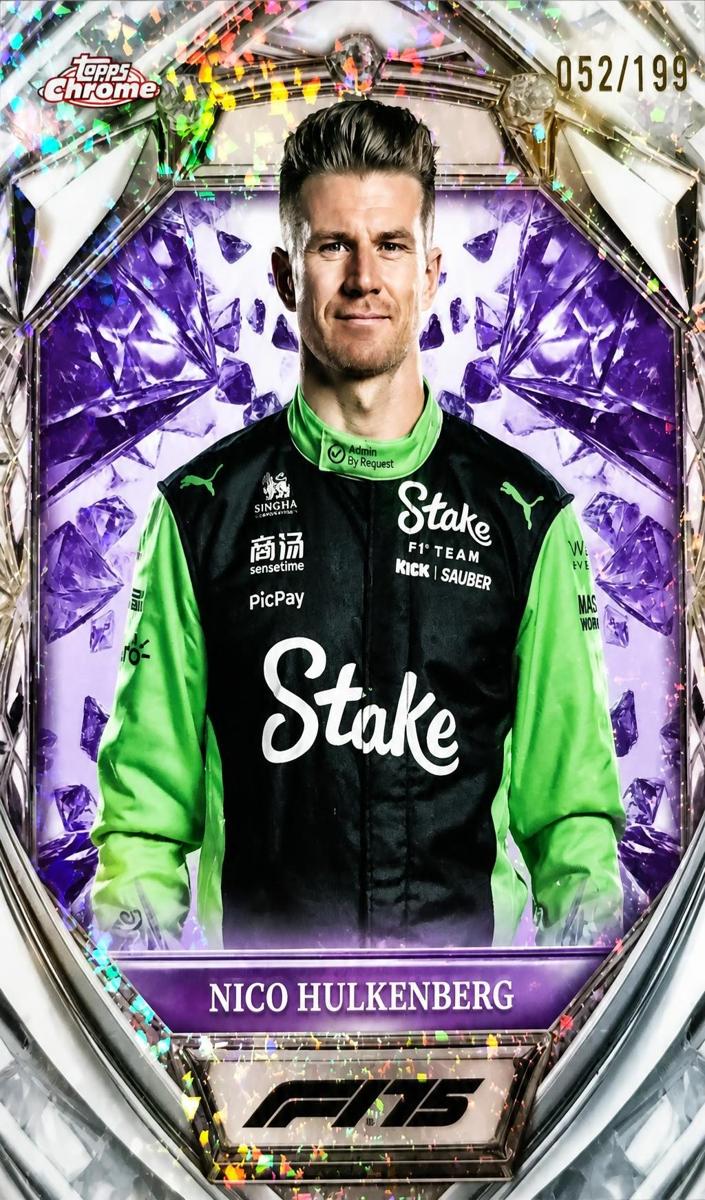 2025 Nico Hulkenberg [Purple Mini-Diamond Refractor] #D75-19