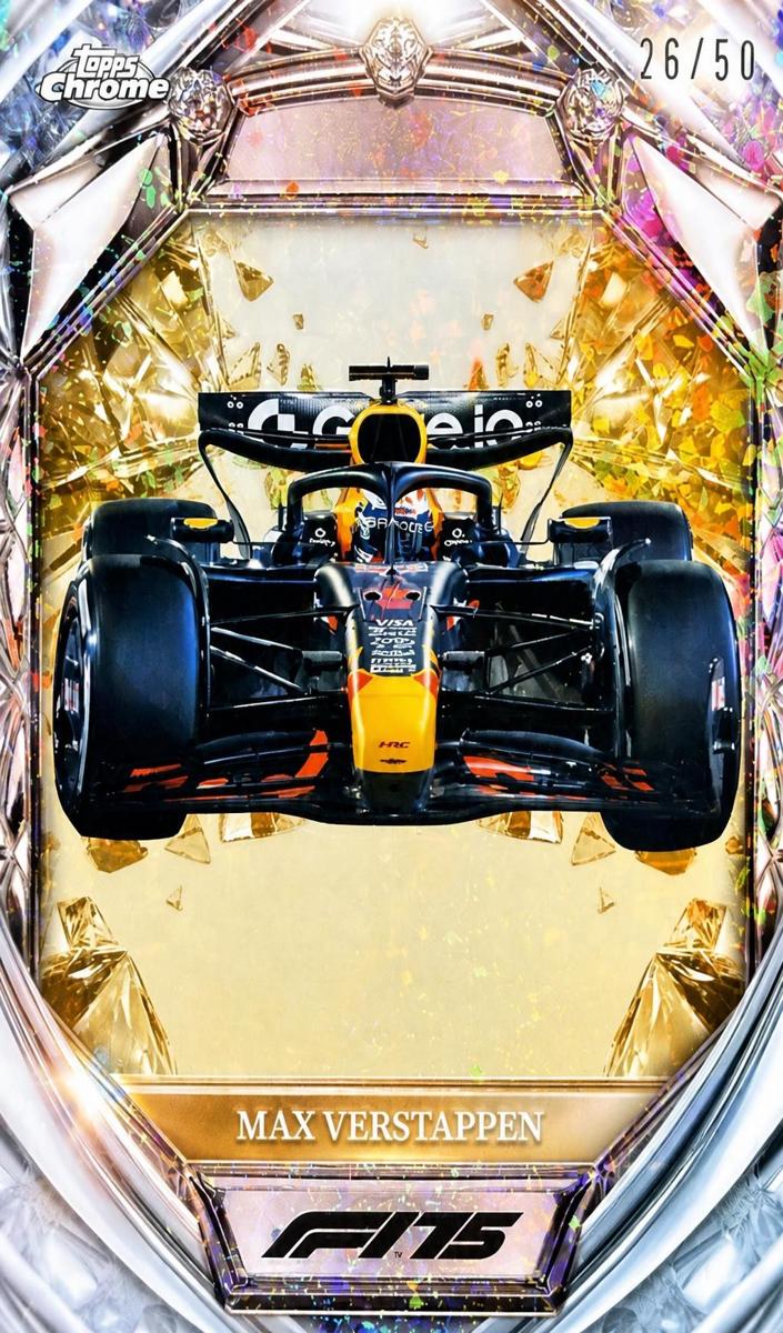 2025 Max Verstappen [Gold Mini-Diamond Refractor] #D75-21