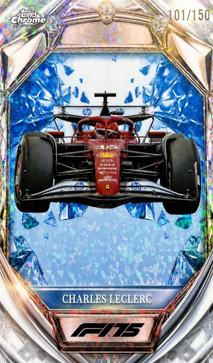 2025 Charles Leclerc [Blue Mini-Diamond Refractor] #D75-23