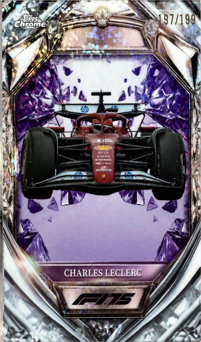 2025 Charles Leclerc [Purple Mini-Diamond Refractor] #D75-23