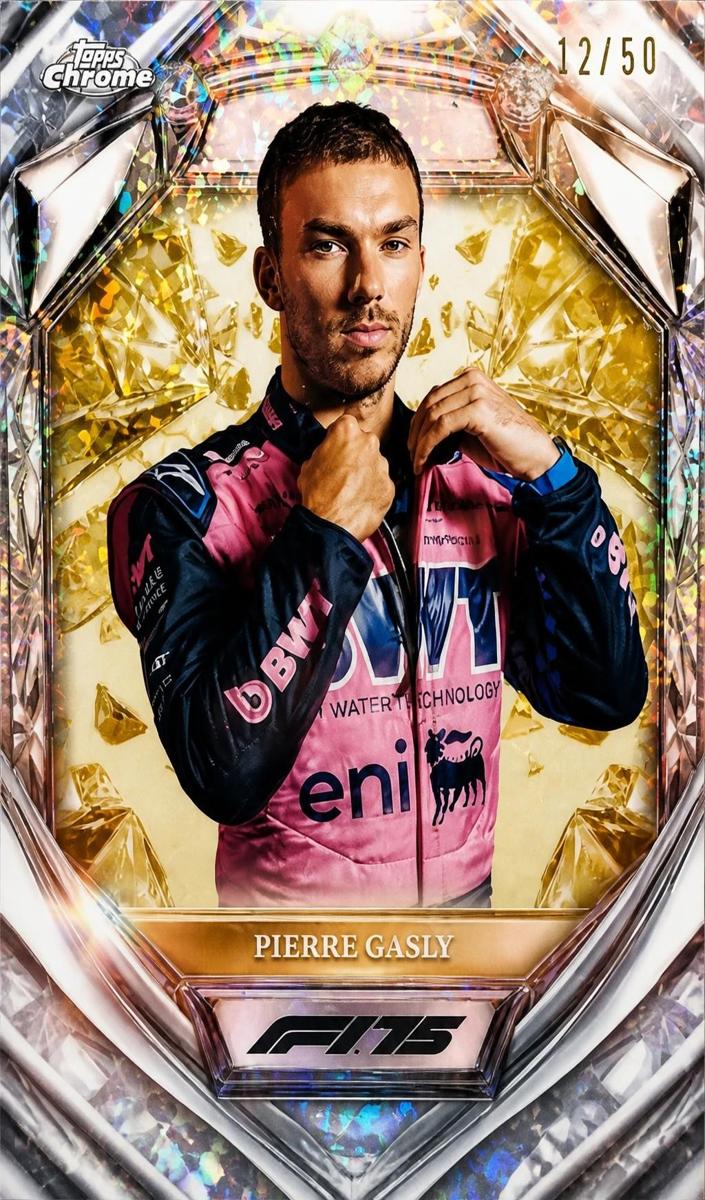 2025 Pierre Gasly [Gold Mini-Diamond Refractor] #D75-16