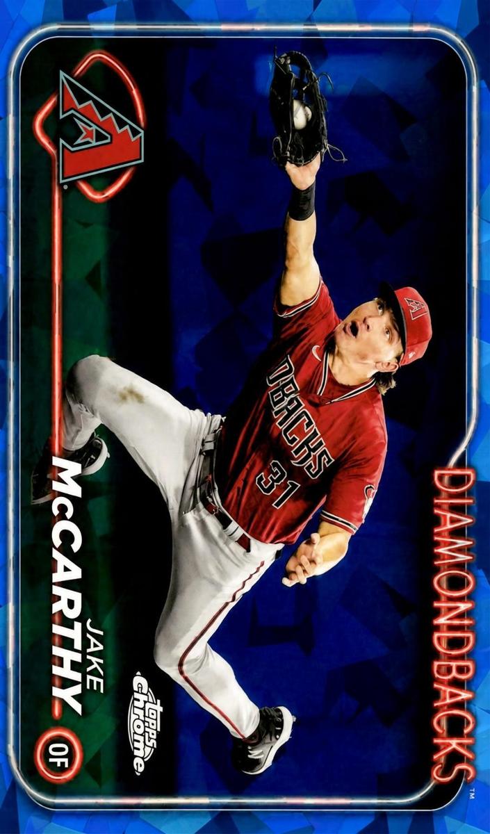 2024 Topps Chrome Sapphire Jake McCarthy #482 card