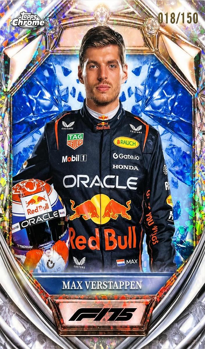 2025 Max Verstappen [Blue Mini-Diamond Refractor] #D75-1