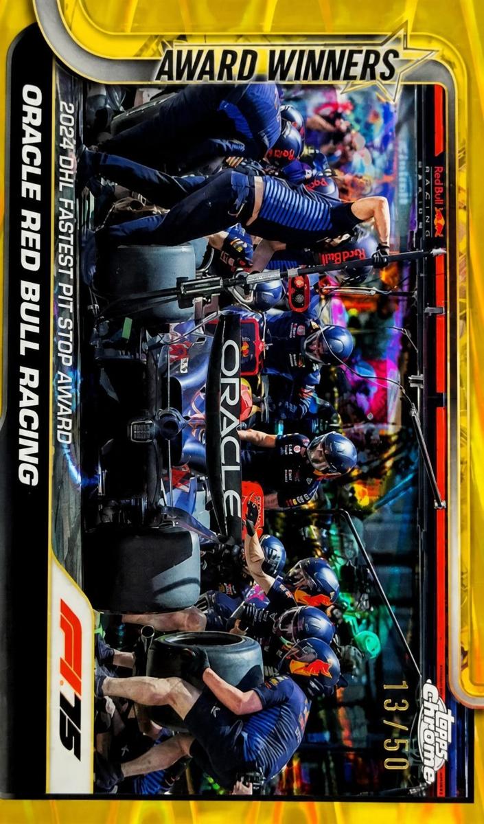 2025 Oracle Red Bull Racing [Gold RayWave Refractor] #146