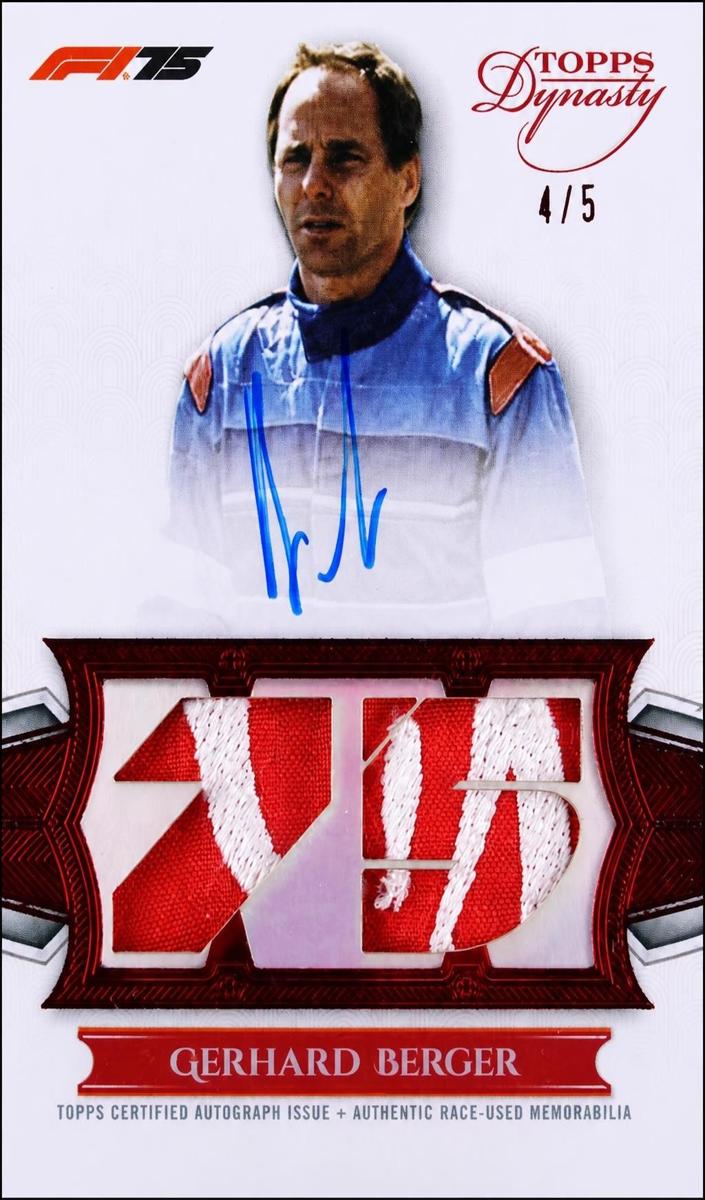 2025 Gerhard Berger [Red] #LPA-GBEIII