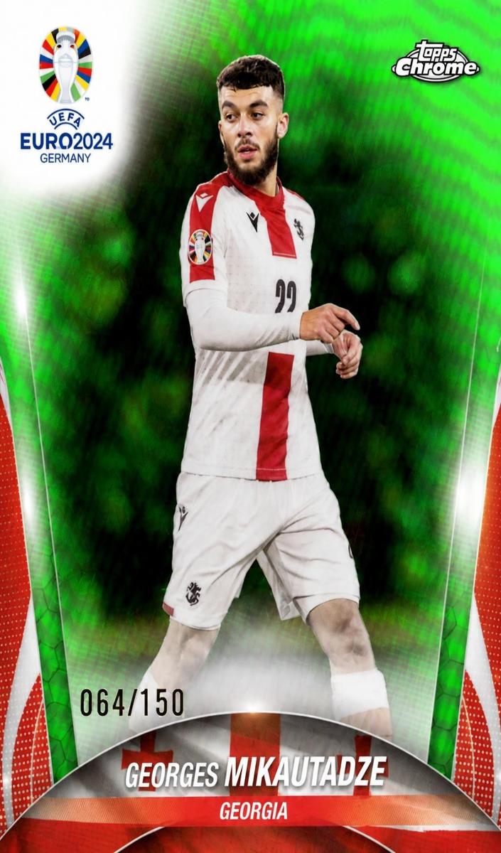2024 Georges Mikautadze [Neon Green Refractor] #49
