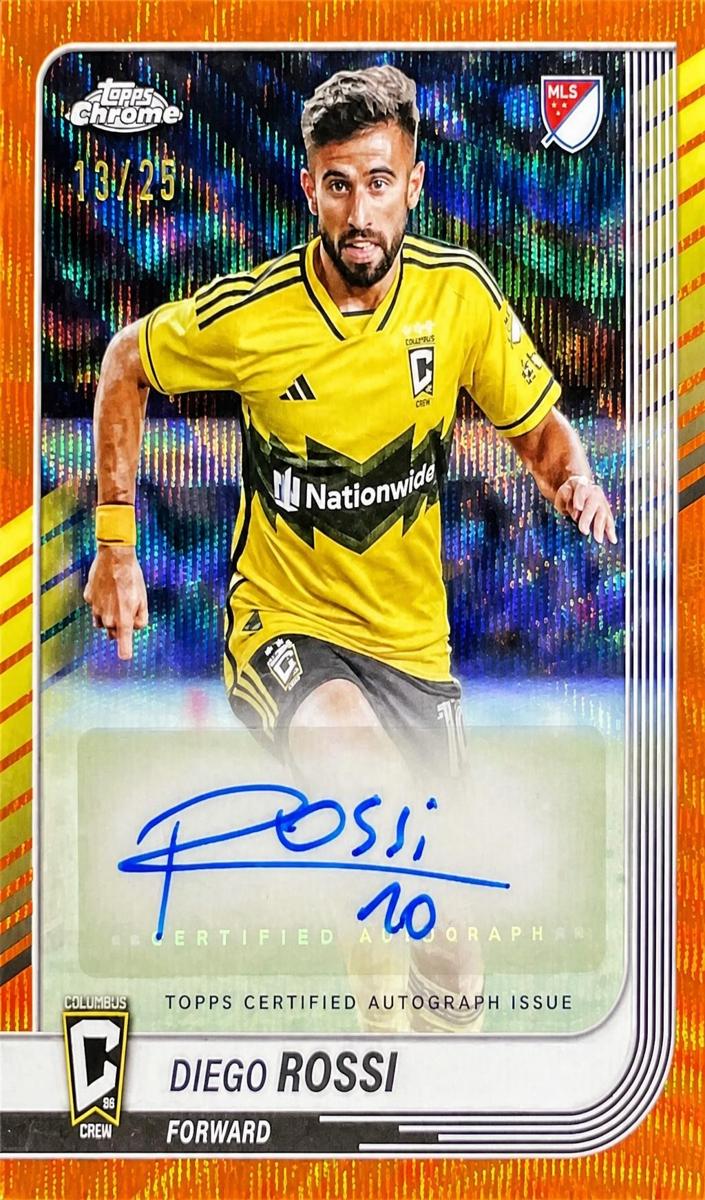 2025 Diego Rossi [Orange Wave Refractor] #CA-DR