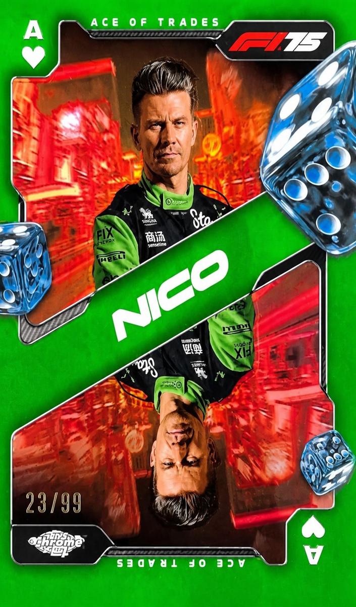 2025 Nico Hulkenberg [Green Refractor] #SCA-10