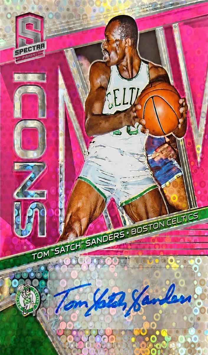 2018 Tom "Satch" Sanders [Neon Pink] #IA-TSS
