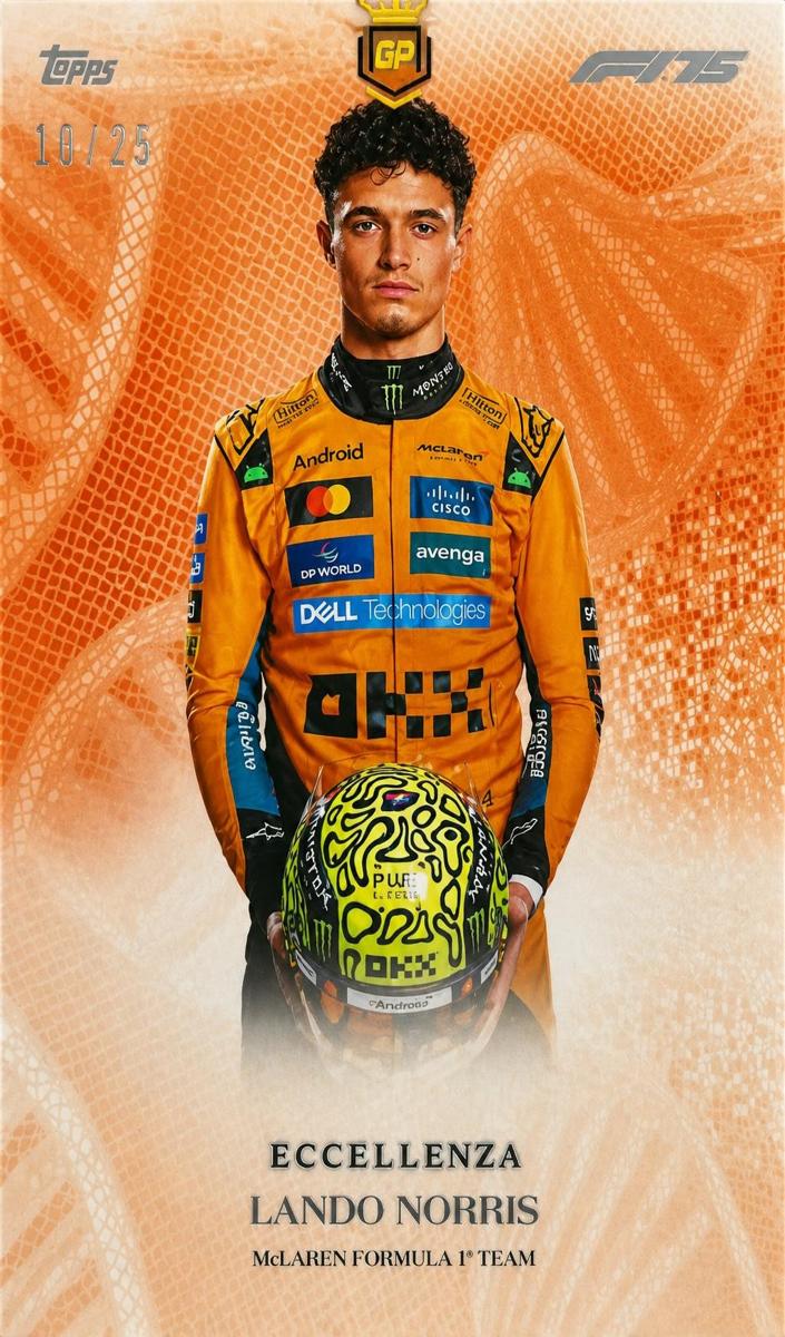 2025 Lando Norris [Orange] #NNO