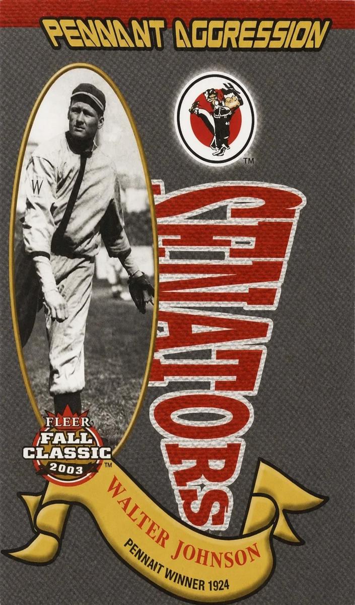 2003 Walter Johnson #3PA