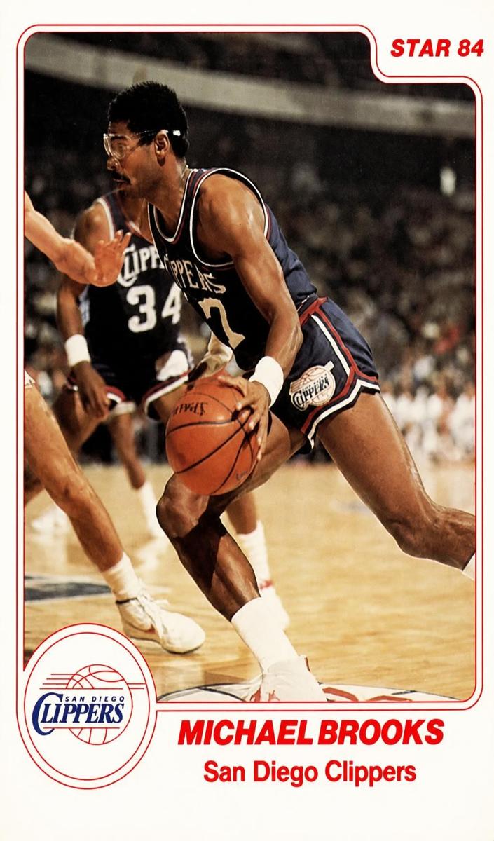 1983 Star Michael Brooks #122 card