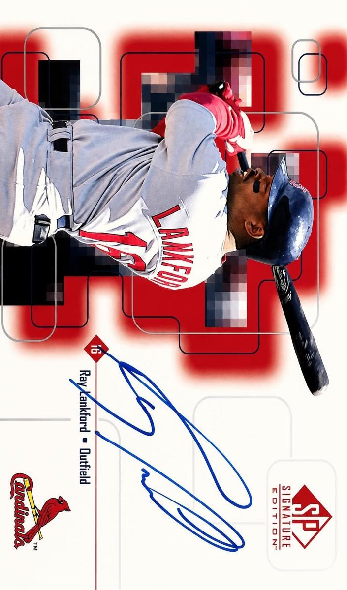 1999 SP Signature Edition Ray Lankford #RL card