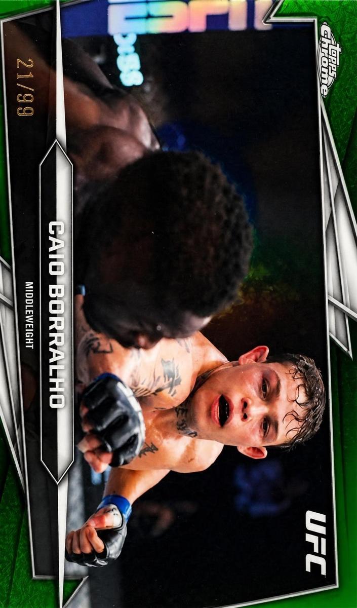 2026 Caio Borralho [Green Refractor] #76