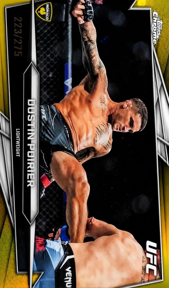 2026 Dustin Poirier [Yellow Refractor] #78