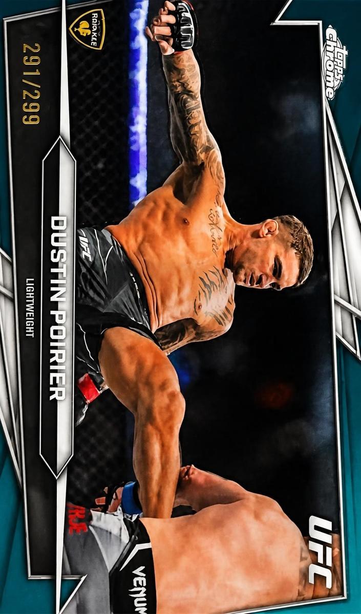 2026 Dustin Poirier [Teal Refractor] #78