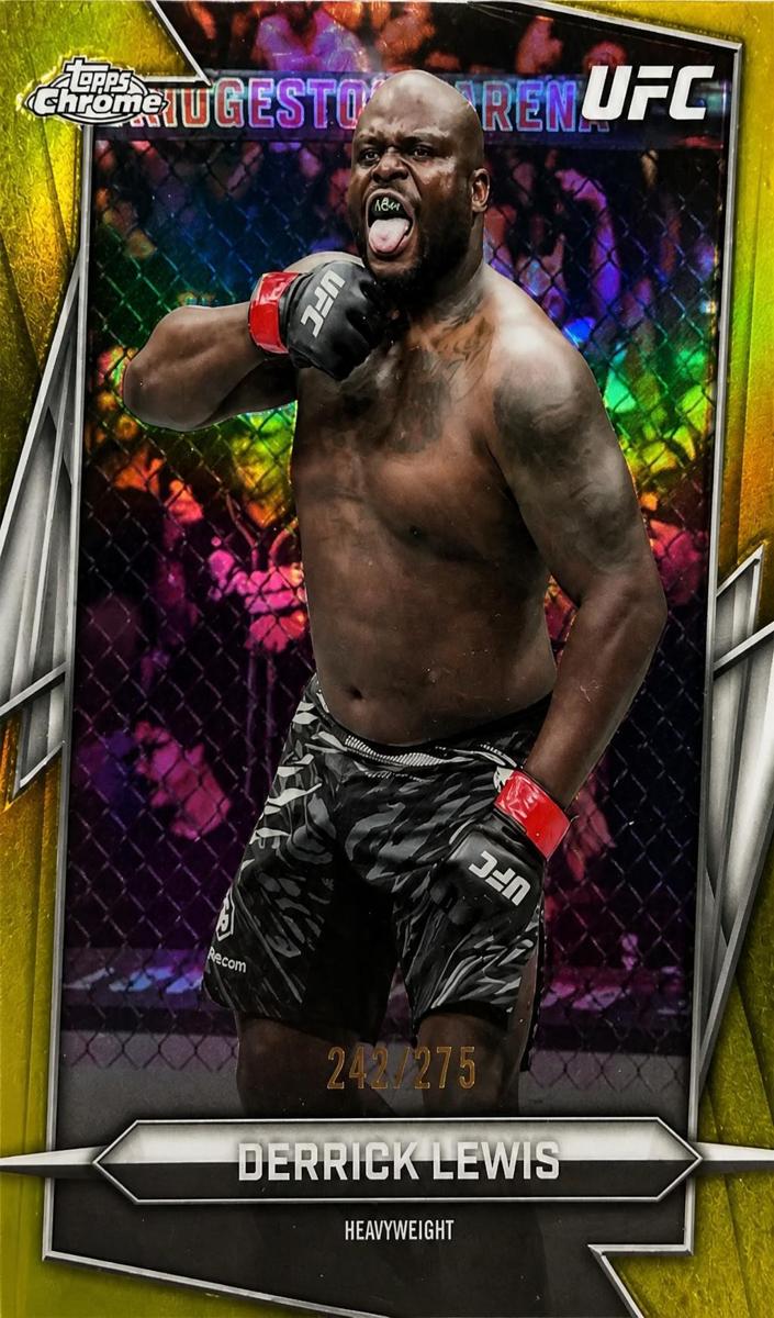2026 Derrick Lewis [Yellow Refractor] #82