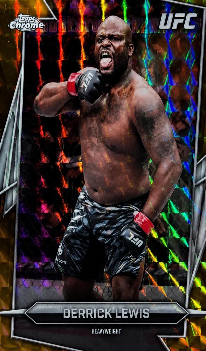 2026 Derrick Lewis [Gold Geometric Refractor] #82