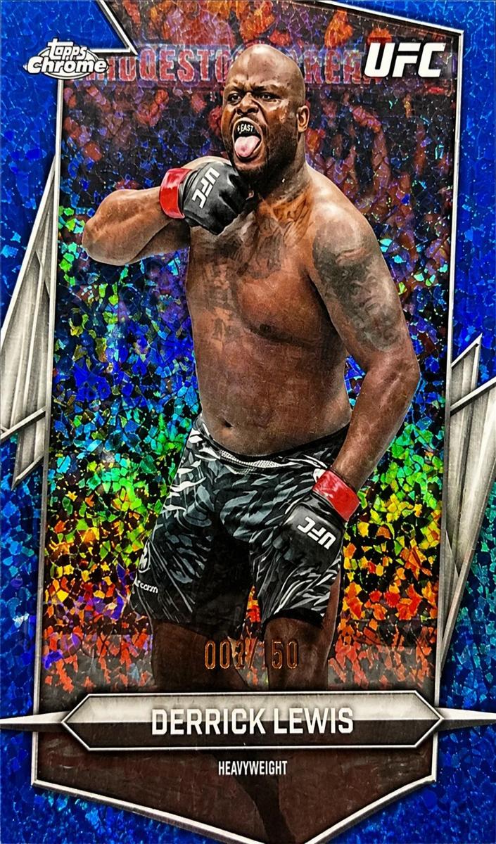 2026 Derrick Lewis [Blue Mini-Diamonds Refractor] #82