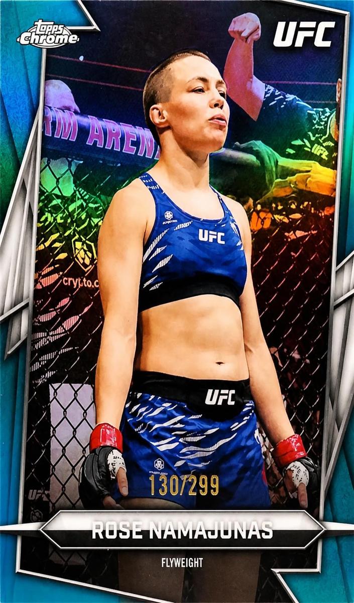 2026 Rose Namajunas [Teal Refractor] #87