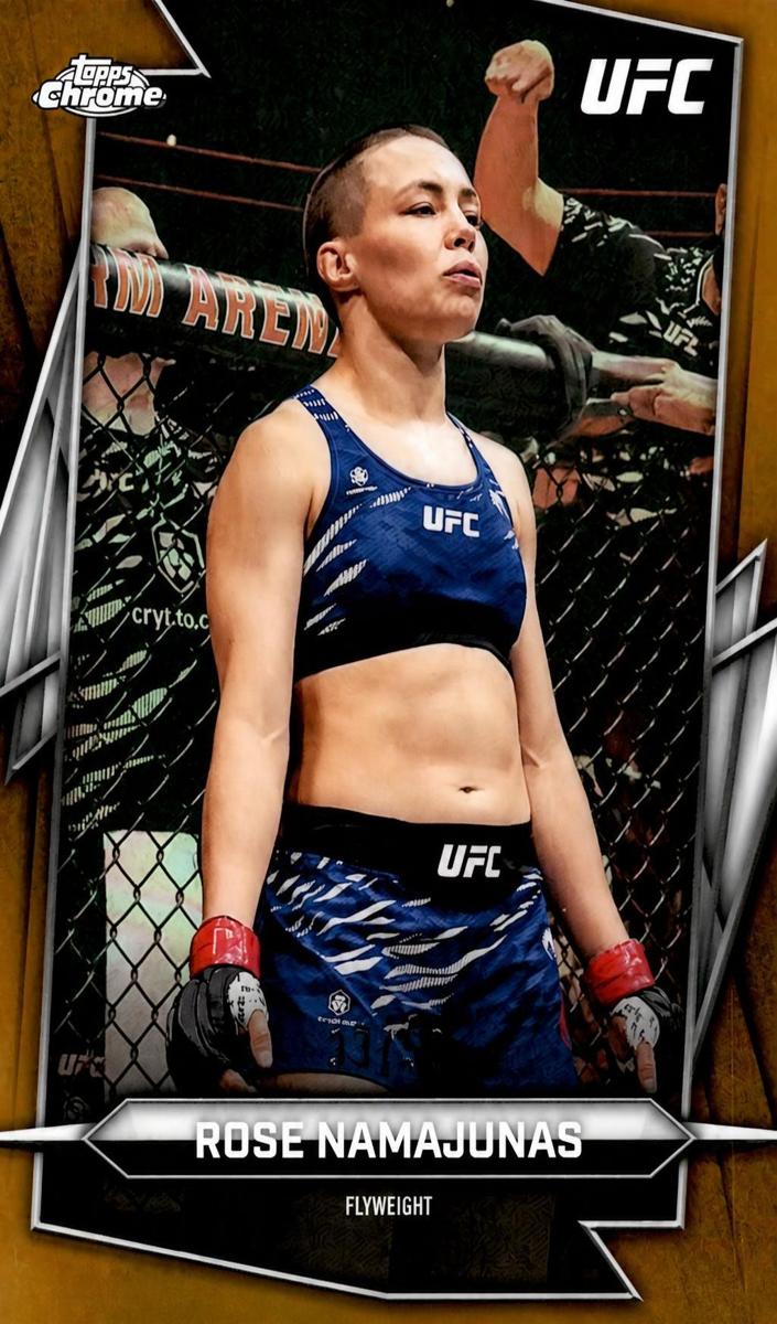 2026 Rose Namajunas [Gold Refractor] #87