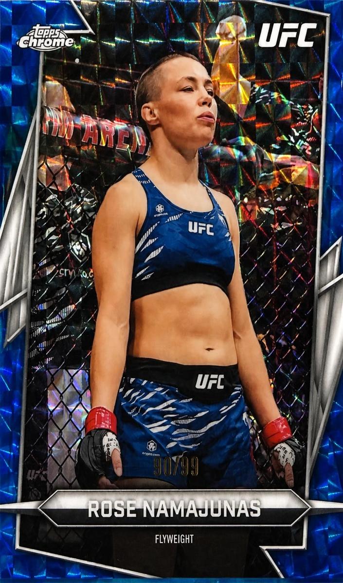 2026 Rose Namajunas [Blue Geometric Refractor] #87