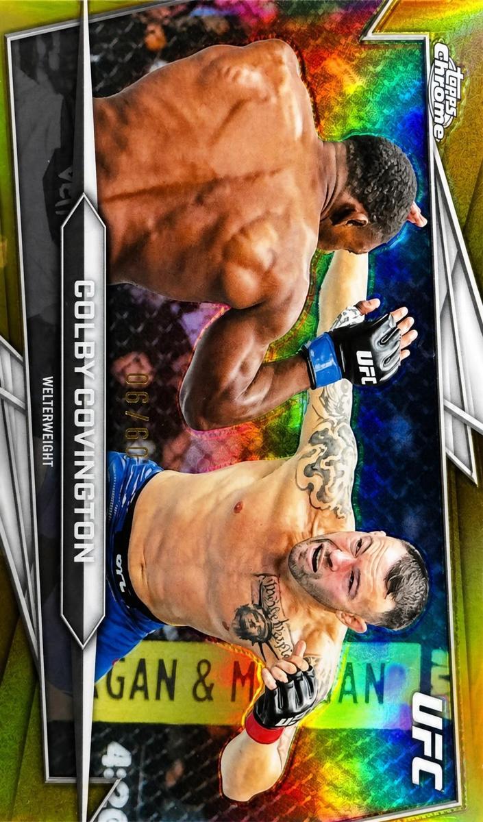 2026 Colby Covington [Gold Refractor] #91