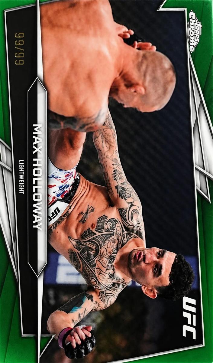 2026 Max Holloway [Green Refractor] #100